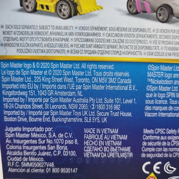 Spin Master Paw Patrol The Movie Skye True Metal Diecast Vehicle Nickelodeon - Picture 10 of 11